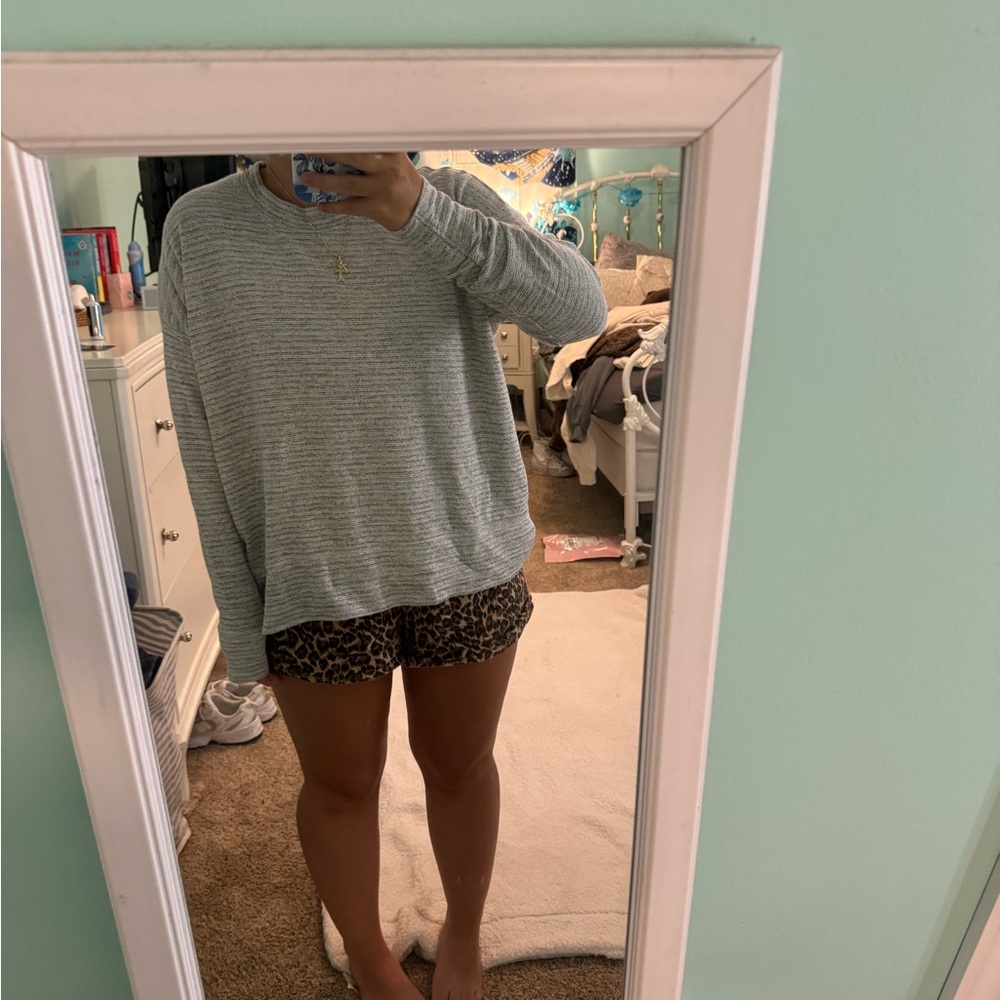 Aerie Striped Knit Top